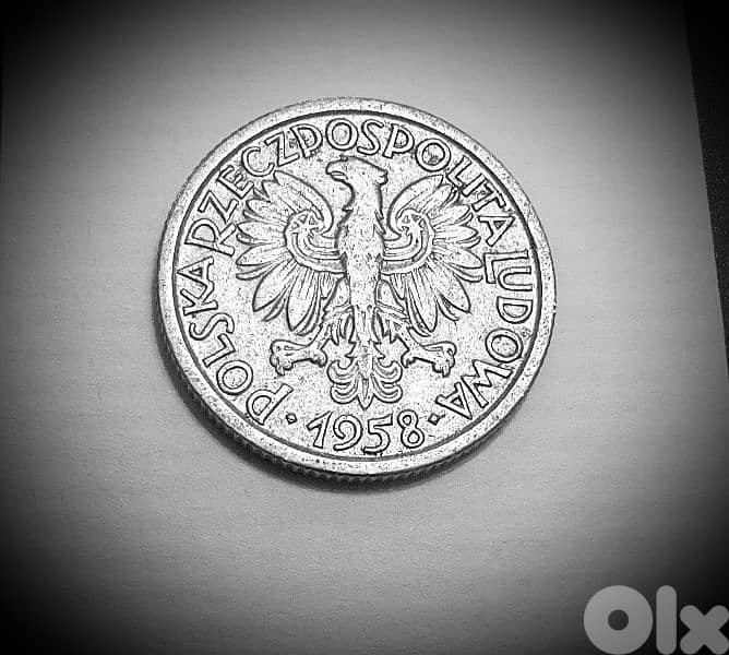 1958 Poland 2 Zlotych coin 0