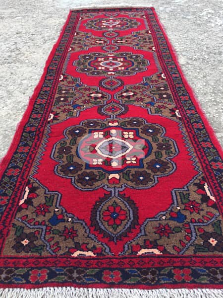 سجادة عجمية. شغل يدوي صوف 215/65. persian carpet. Tapis. Hand made 1