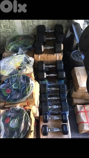 dumbells hexagon new best quality we have also all sports equipment 0