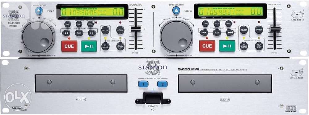 Stanton Twin CD with controller 650mk2 1