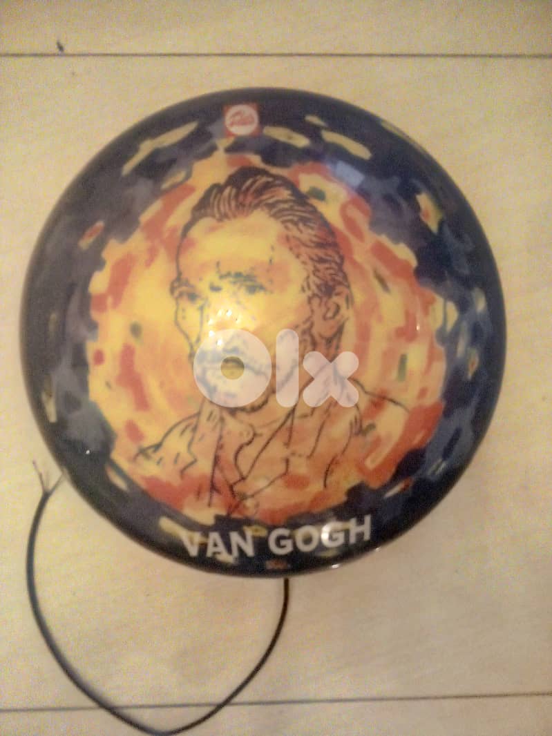 Van Gogh illuminating wall globe 2