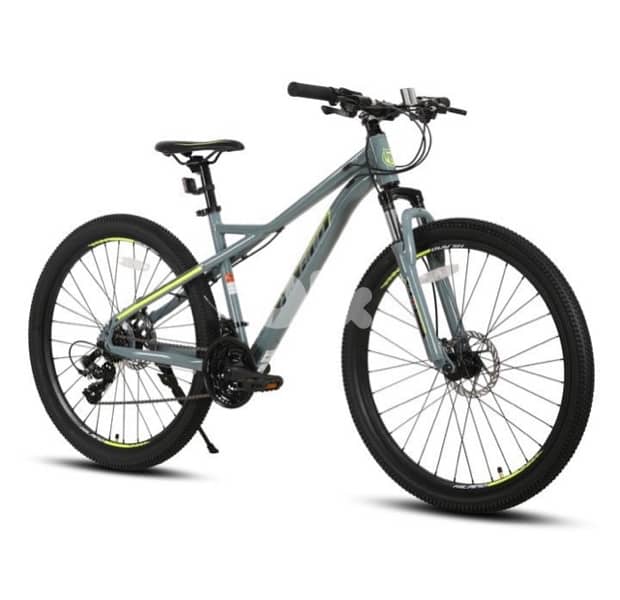 Hiland Hippel 27 Inch 16”Seat Tube Length Mountain Bike Grey 3