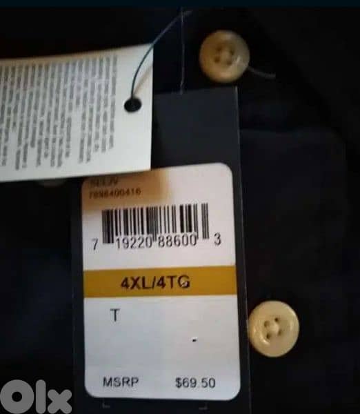 Tommy Hilfiger original shirt  4XL blue 3