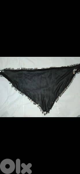 vintage coin scarf triangle shape 50*115cm 2