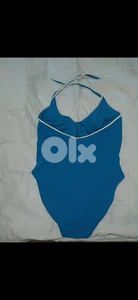 swimsuit one piece halter neck xL to 4xL. only blue 4