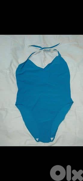 swimsuit one piece halter neck xL to 4xL. only blue 5