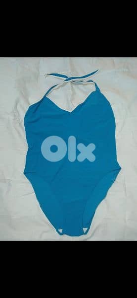 swimsuit one piece halter neck xL to 4xL. only blue 6