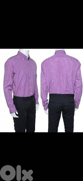 Burberry shirt carro zghir bas lon move size m l xl xxl fi bag gift 6