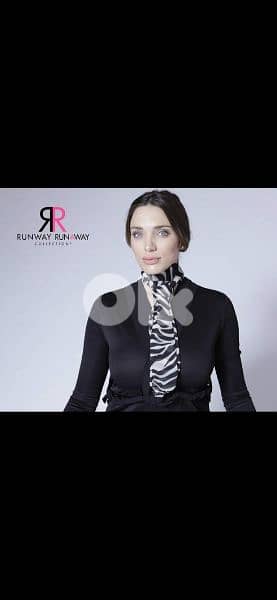 zebra scarf multiuses 15*160cm 100% silk 1=7$ or 3= 15$ 2