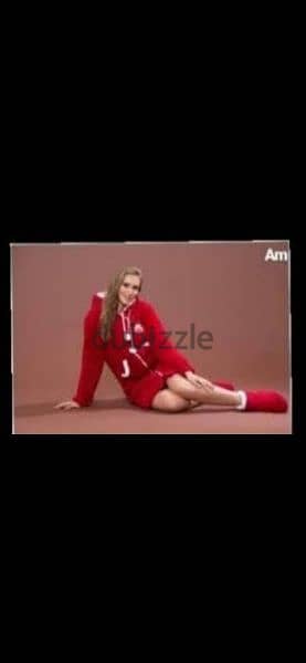 lingerie robe maftou7 b sa7ab ma3 pantoufle s to xxxL. bas ahmar terke 2