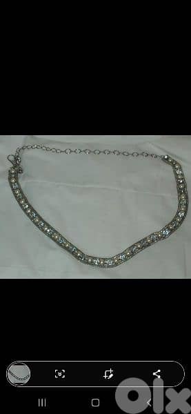 belt silver ma3 loulou w strass bilabes s to xl 2