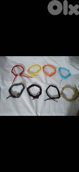 braided rope bracelets 8 colours 1=5$ or 3= 13$ 6