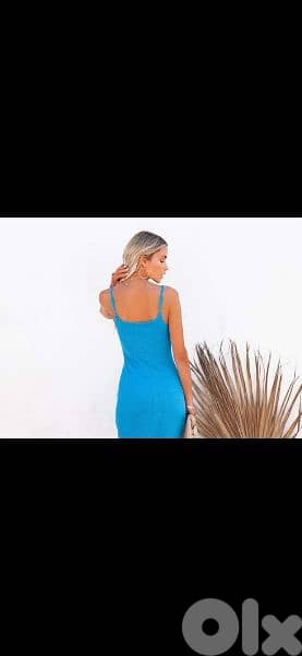 dress blue only full lycra sizes s to xxL 2