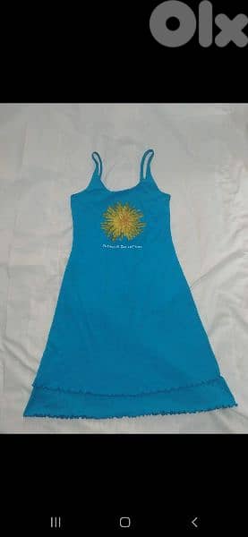 dress blue only full lycra sizes s to xxL 5