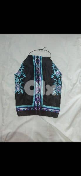 top satin silk halter top backless s to xL 5