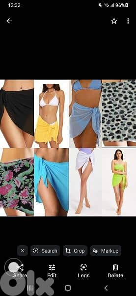 pareo/ swimsuit cover fits to xxL  1=7$ or 3=15$ 17