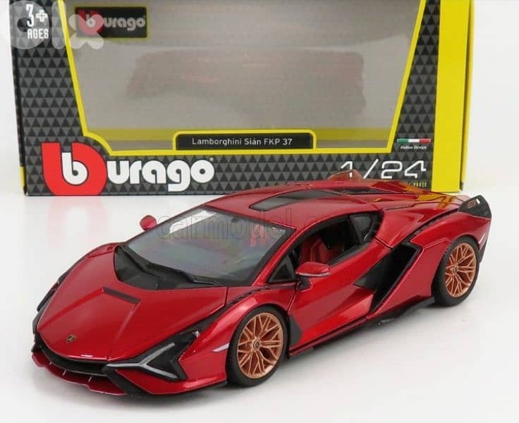 Lamborghini Sian diecast car model 1:24. 0