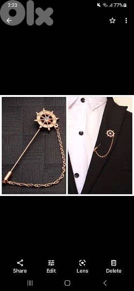 tie pin men pin for suits or blazers 1