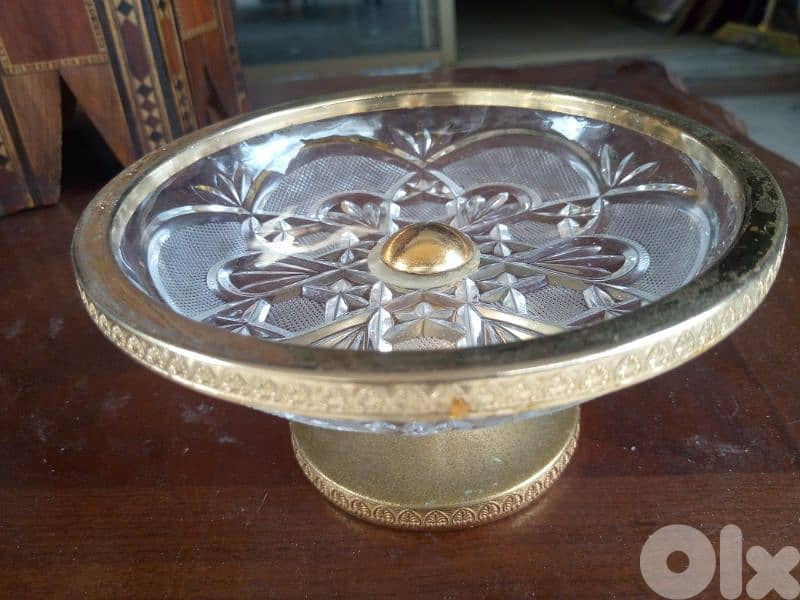 صحن كريستال مميز صغير 0