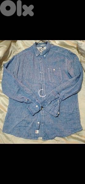 shirt linen jack & jones size m l xl xxl 6
