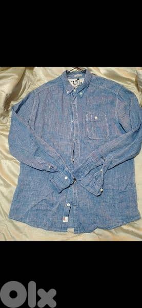 shirt linen jack & jones size m l xl xxl 7