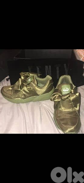 shoes puma fenty pink / green size 38.39. 40 original bag available 4