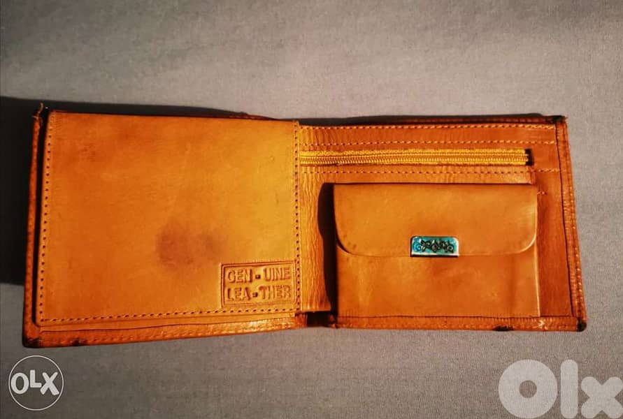 Genuine leather vintage wallet 2