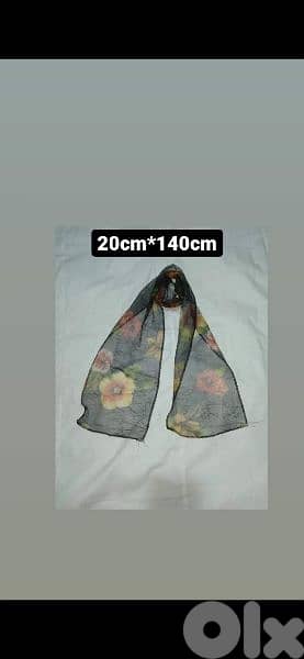 scarf chiffon sizes are on photos  1=7$ or 3=15$ 3
