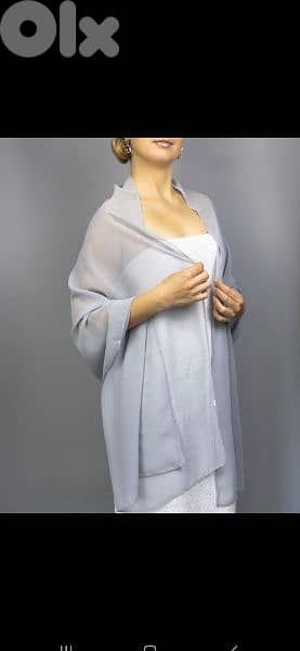 scarf grey scarf chiffon  70*225cm 2