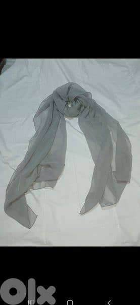 scarf grey scarf chiffon  70*225cm 4