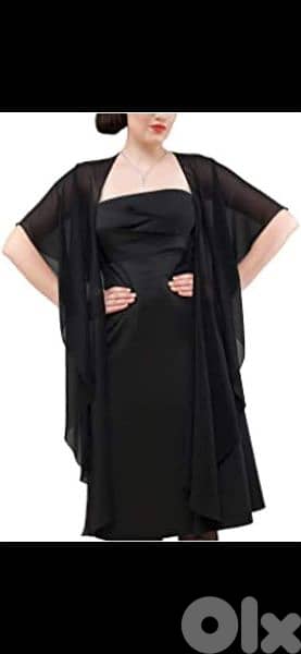 black mousline scarf fi seda 50cm* 170cm. w fi ma3 kharaz 45*200cm 7
