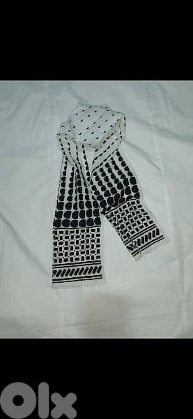 scarf white polka dot scarf  15*130cm  1=7$ or 3= 15$ 2