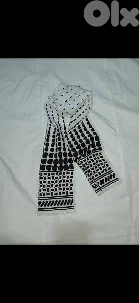 scarf white polka dot scarf  15*130cm  1=7$ or 3= 15$ 3