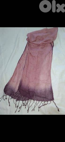pink ombre scarf 40*170cm 1=7$ or 3= 15$ 1