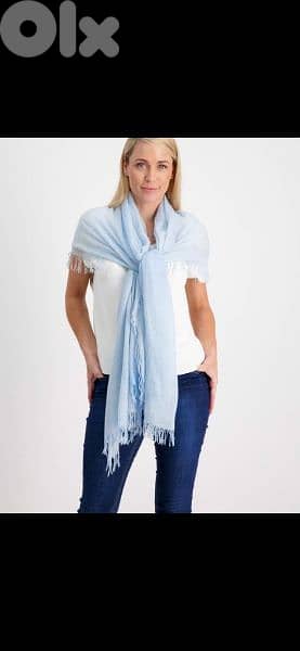 sea blue foulard 55*155cm  1=7$ or 3= 15$ 1