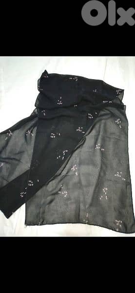 black florel pink scarf 40*160cm  1=7$ or 3= 15$ 1