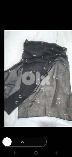 black florel pink scarf 40*160cm  1=7$ or 3= 15$ 2