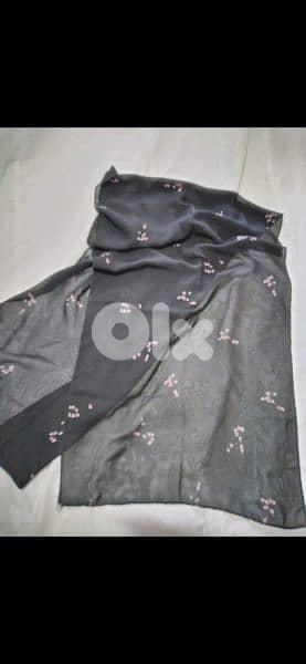 black florel pink scarf 40*160cm  1=7$ or 3= 15$ 3