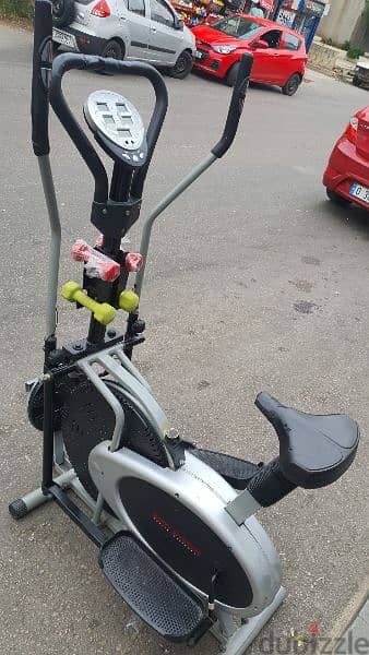 Elliptical cardio machine 4 in 1 03027072  مكنة كارديو لحرق الدهون 1