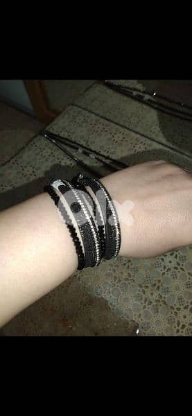 bracelet multilayers bracelets black magnetic buckle 1