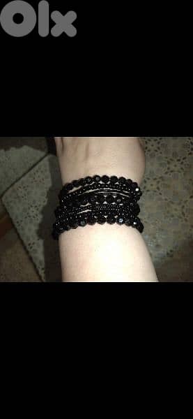bracelet all black bracelets  1=7$ or 3=15$ 13
