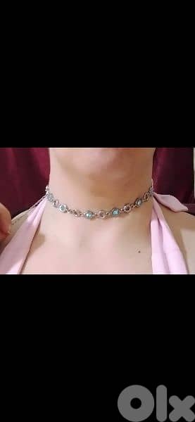 necklace set necklace & bracelet blue stone  1=7$ or 3=15$ 2