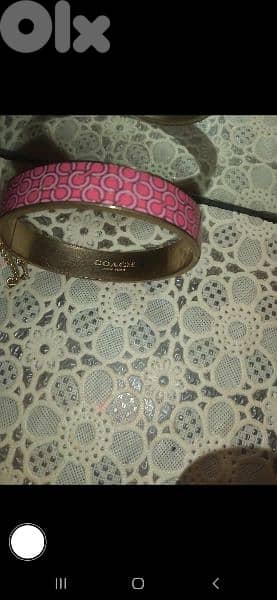 bracelet copy Coach bracrelet pink 0
