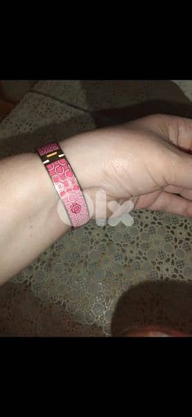 bracelet copy Coach bracrelet pink 2