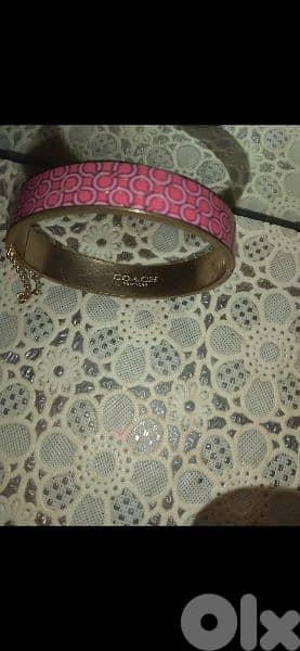bracelet copy Coach bracrelet pink 6