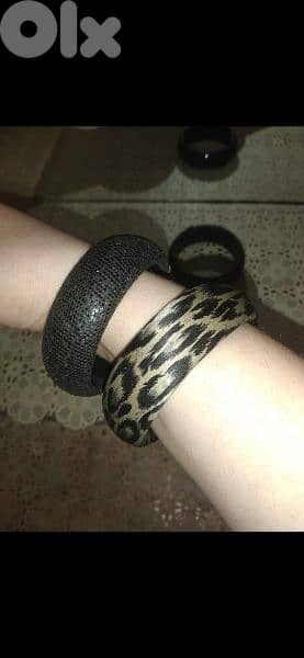 bracelet  bracelets high quality 2 black,1 leopard 0