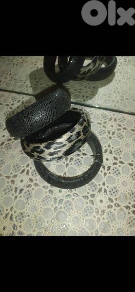 bracelet  bracelets high quality 2 black,1 leopard 4