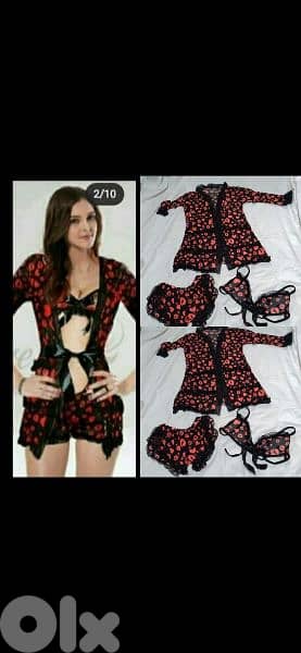 3pcs shorts bra w cardigan s to xL La Senza  bag +1$ 0