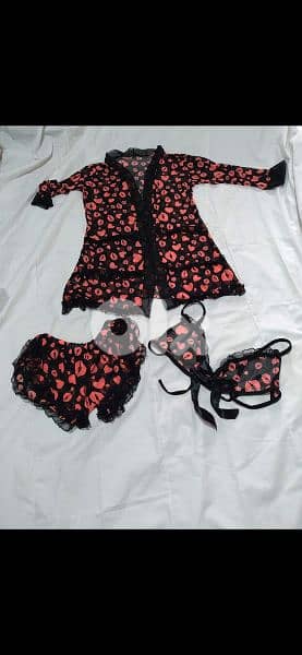 3pcs shorts bra w cardigan s to xL La Senza  bag +1$ 7