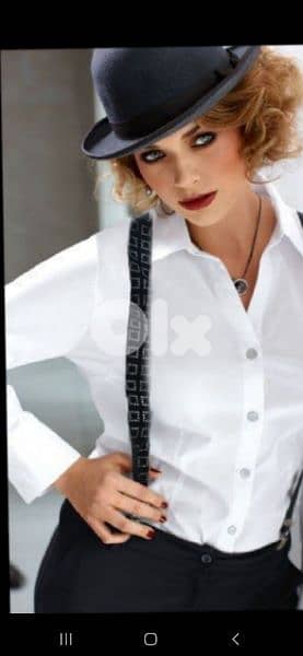 belt suspenders black with strass 1